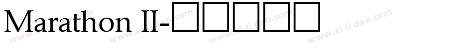 Marathon II字体转换
